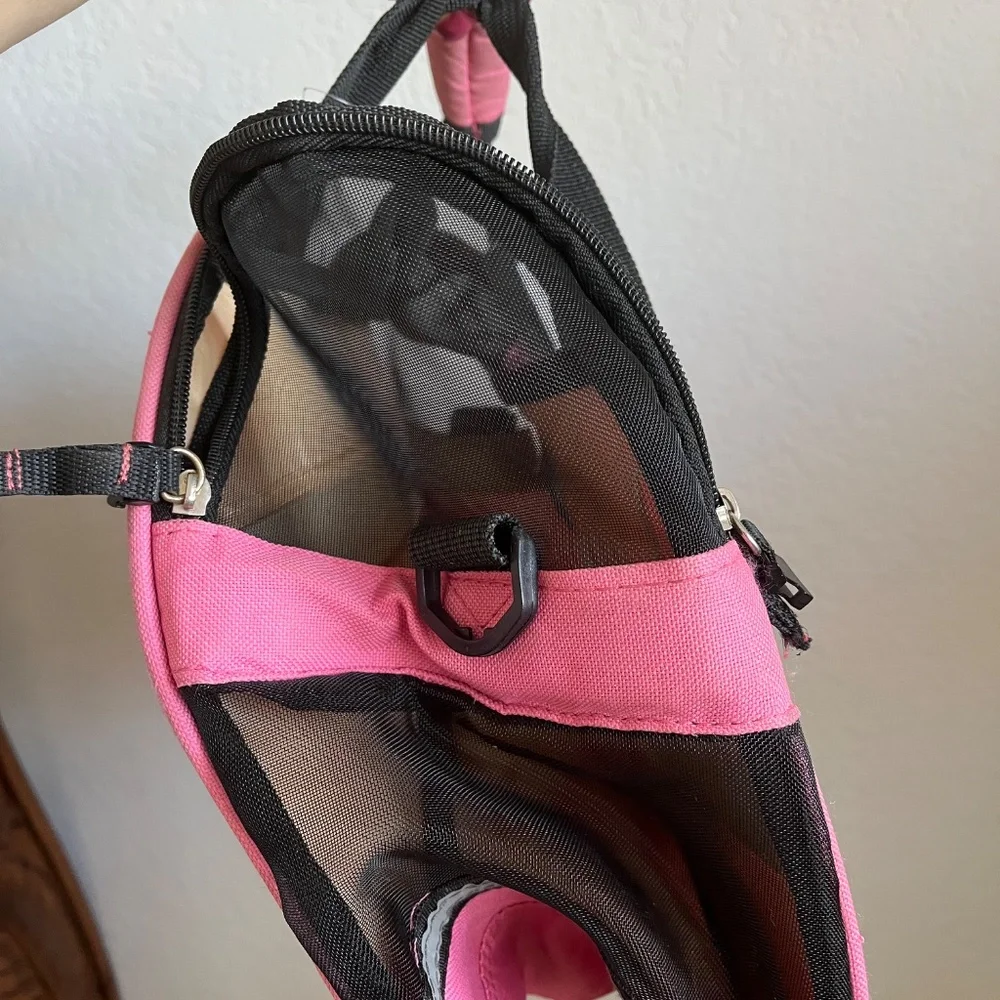 Pink dog carry bag medium